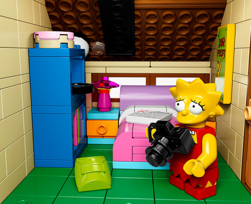 Illustration for article titled La casa Lego de los Simpson es un pequeña obra de arte